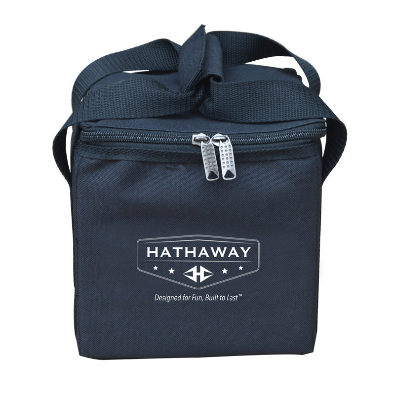Hathaway Deluxe Bocce Ball Set - 11-Piece Tournament Quality Set With Carrying Case, 107mm Balls